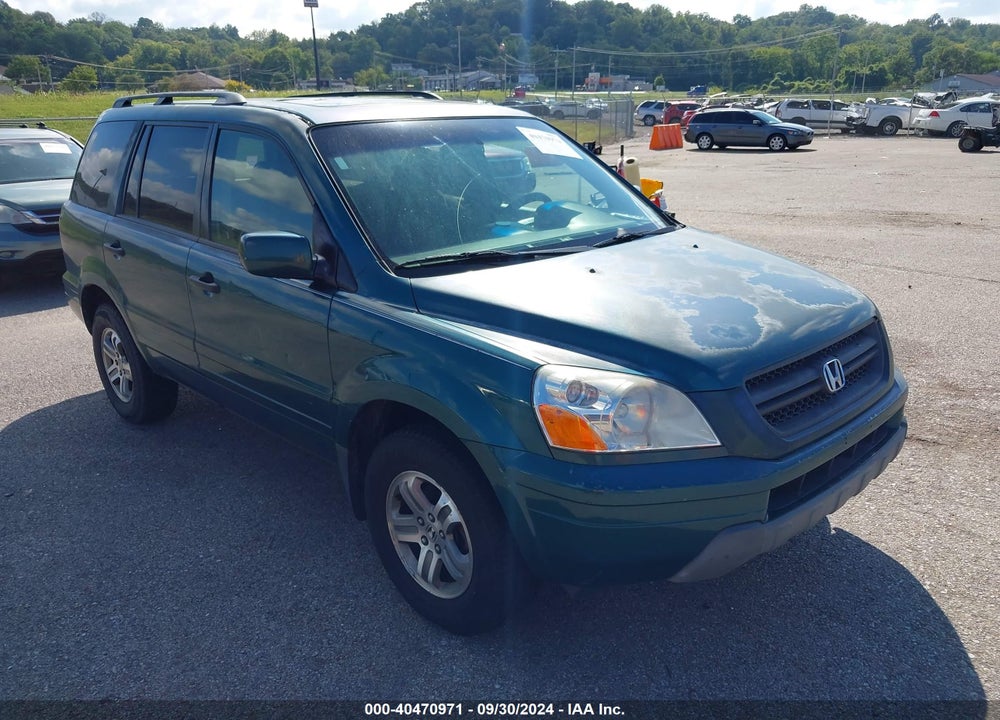 2003 HONDA PILOT EX VIN: 2HKYF18473H504535