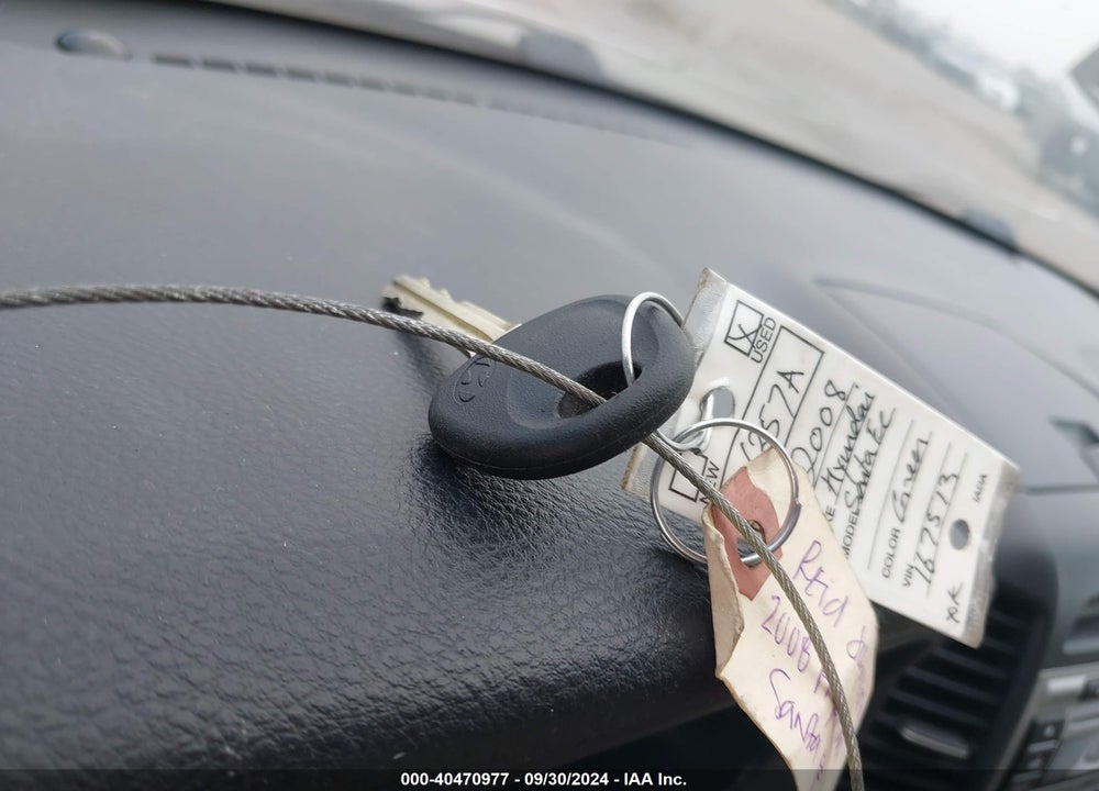 2008 HYUNDAI SANTA FE GLS VIN: 5NMSG13D08H167513