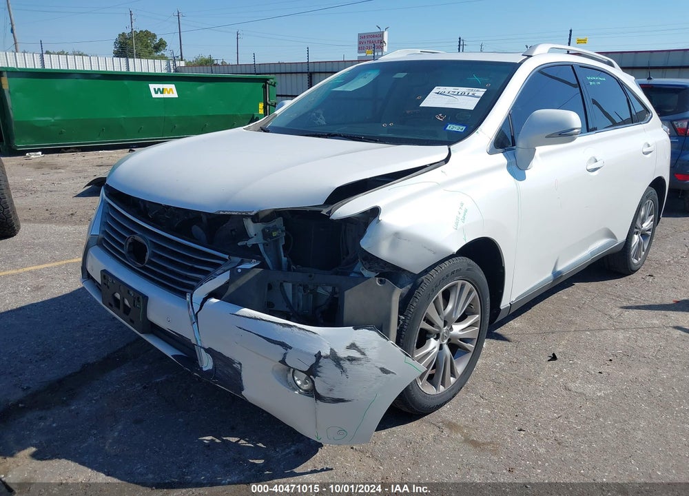 2013 LEXUS RX 350 VIN: 2T2ZK1BA0DC107506