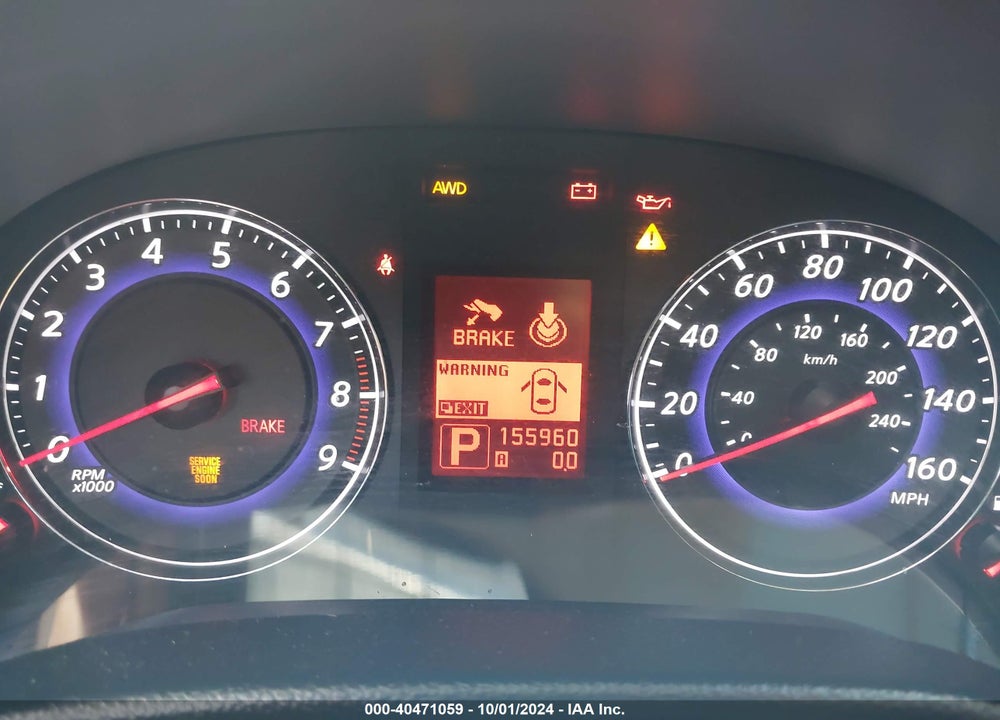 2009 INFINITI G37X VIN: JNKCV64F49M654293
