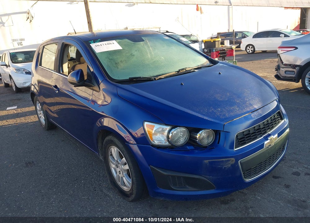 2013 CHEVROLET SONIC LT AUTO VIN: 1G1JC6SH7D4219286