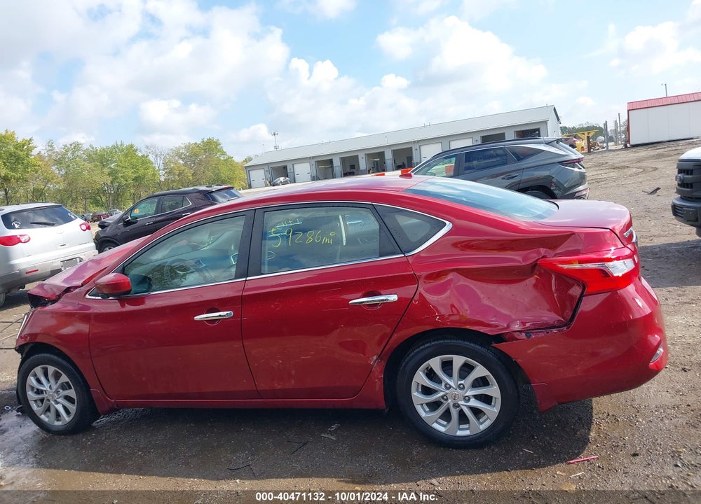 2019 NISSAN SENTRA SV VIN: 3N1AB7AP0KY416449