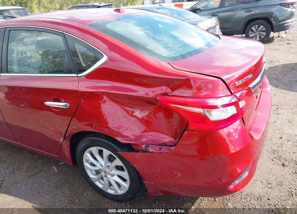 2019 NISSAN SENTRA SV VIN: 3N1AB7AP0KY416449