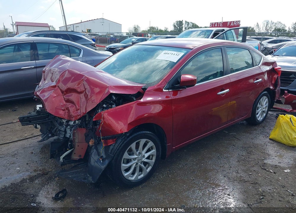 2019 NISSAN SENTRA SV VIN: 3N1AB7AP0KY416449
