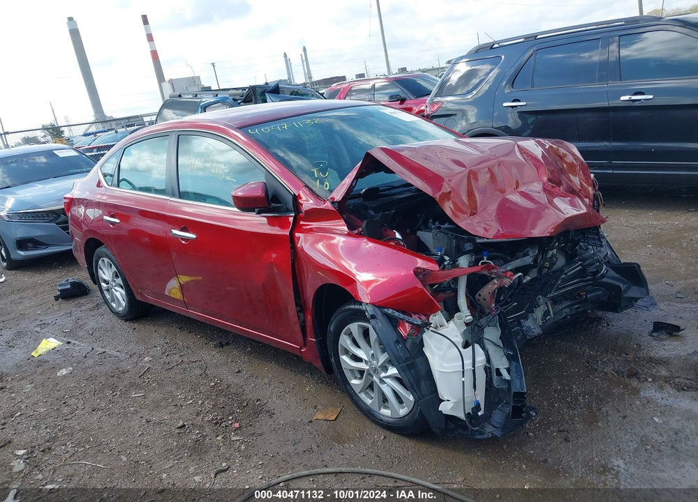 2019 NISSAN SENTRA SV VIN: 3N1AB7AP0KY416449