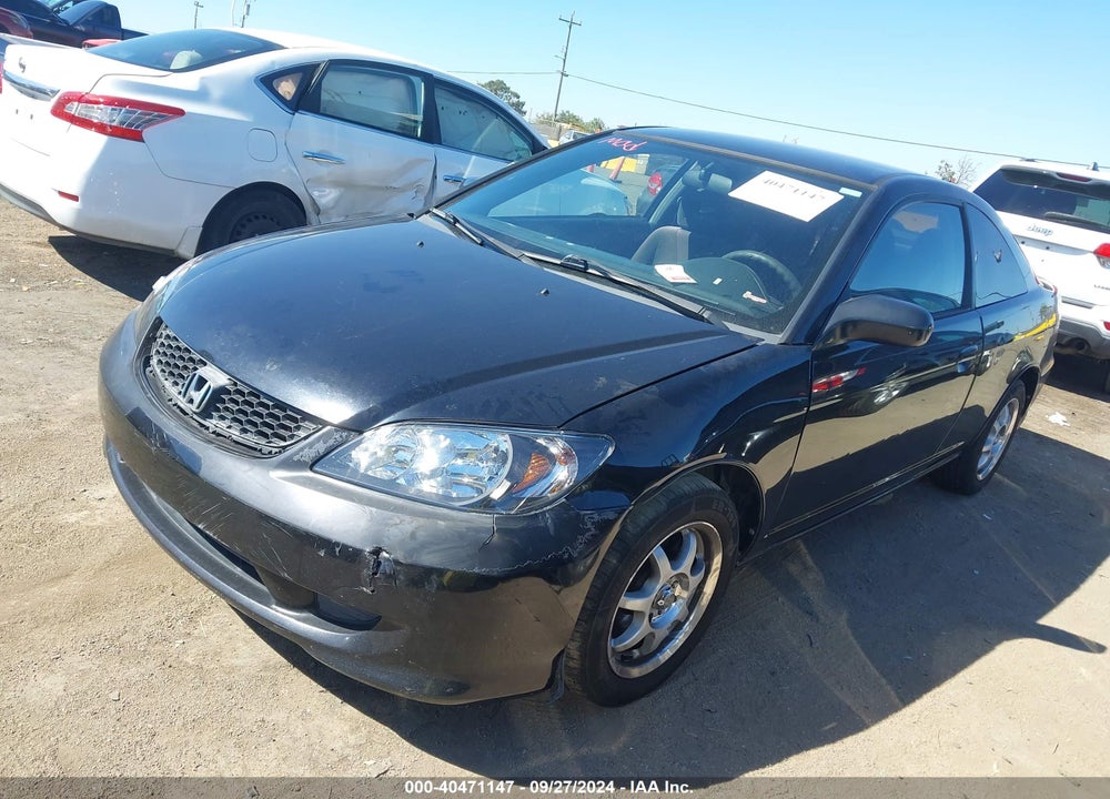 2004 HONDA CIVIC LX VIN: 1HGEM22574L021934