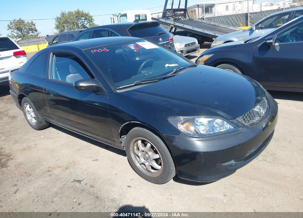 2004 HONDA CIVIC LX VIN: 1HGEM22574L021934