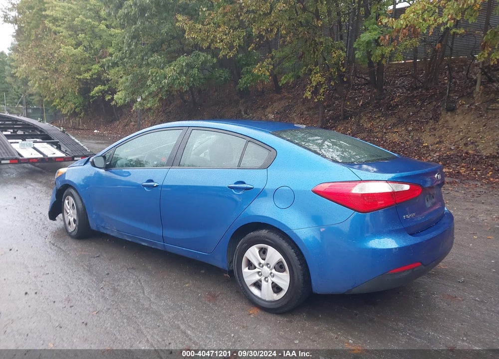 2015 KIA FORTE LX VIN: KNAFX4A60F5291981