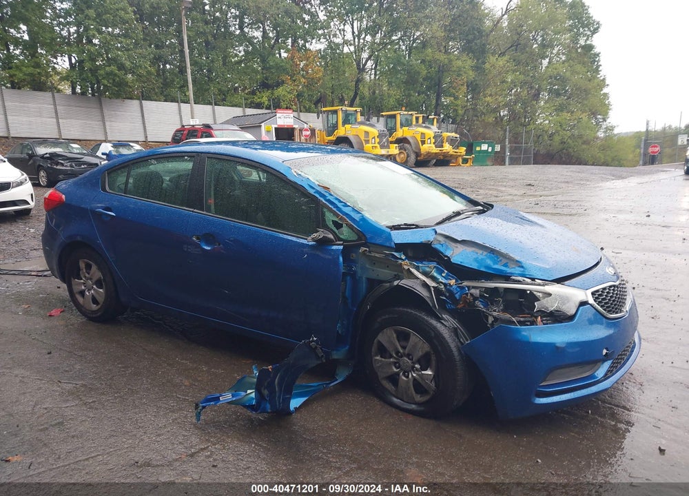 2015 KIA FORTE LX VIN: KNAFX4A60F5291981