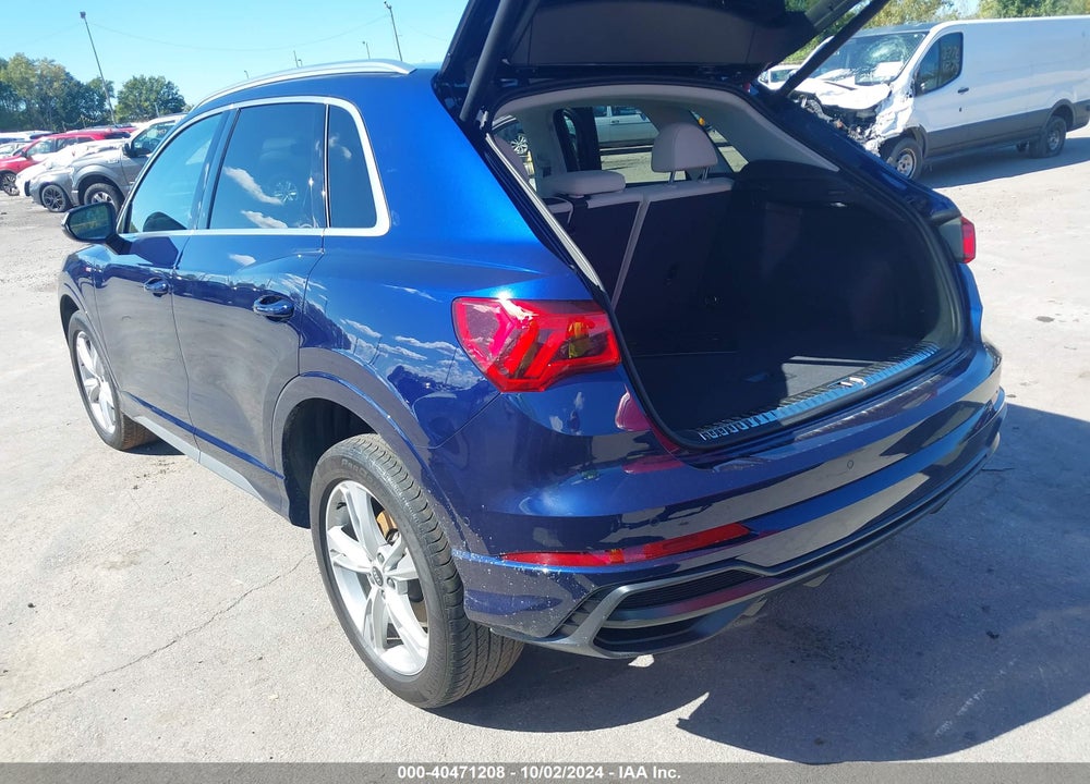 2021 AUDI Q3 PREMIUM PLUS 45 TFSI S LINE QUATTRO TIPTRONIC VIN: WA1EECF36M1152630