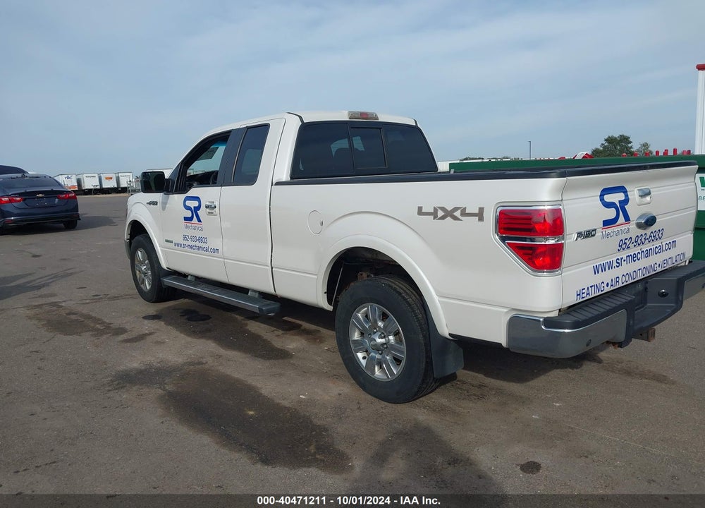 2012 FORD F-150 LARIAT VIN: 1FTFX1ET7CFC35396