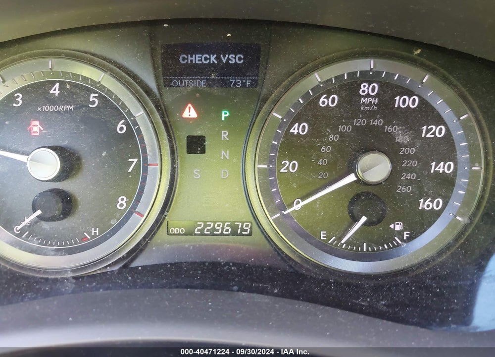 2008 LEXUS ES 350 VIN: JTHBJ46G182225284