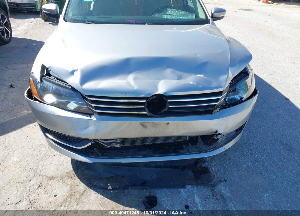 2013 VOLKSWAGEN PASSAT 2.5L SE VIN: 1VWBP7A38DC081742