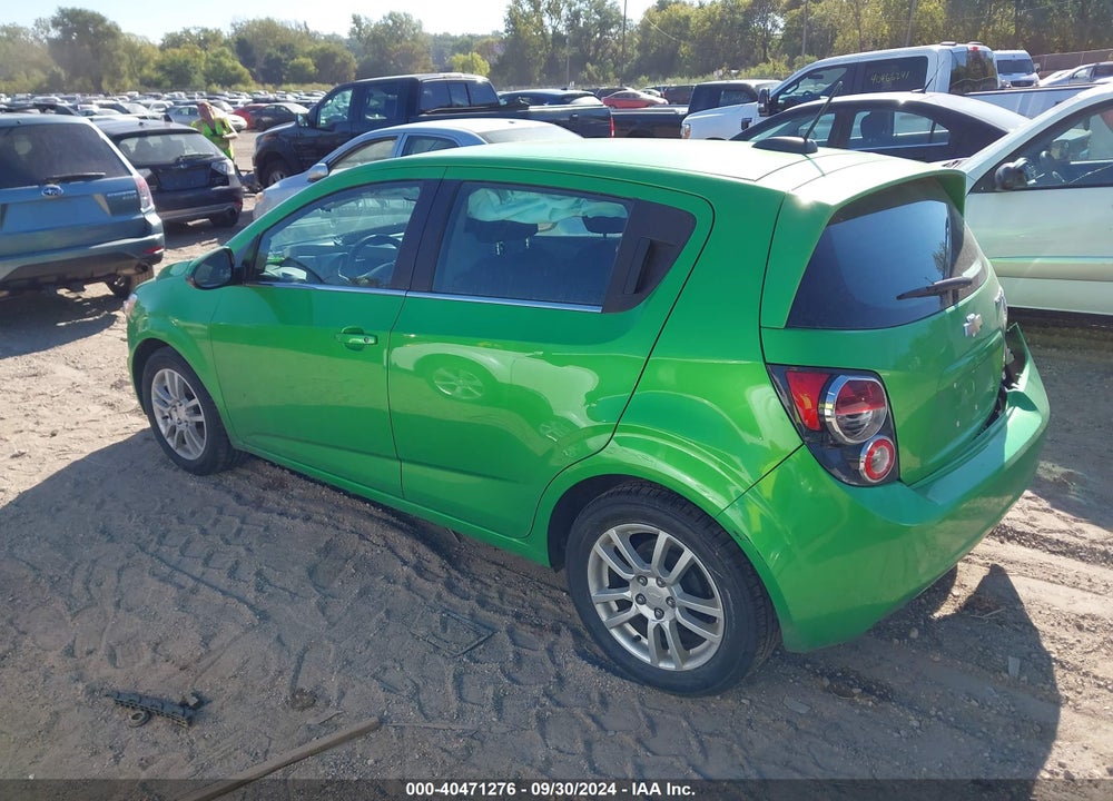 2015 CHEVROLET SONIC LT AUTO VIN: 1G1JC6SH5F4129640