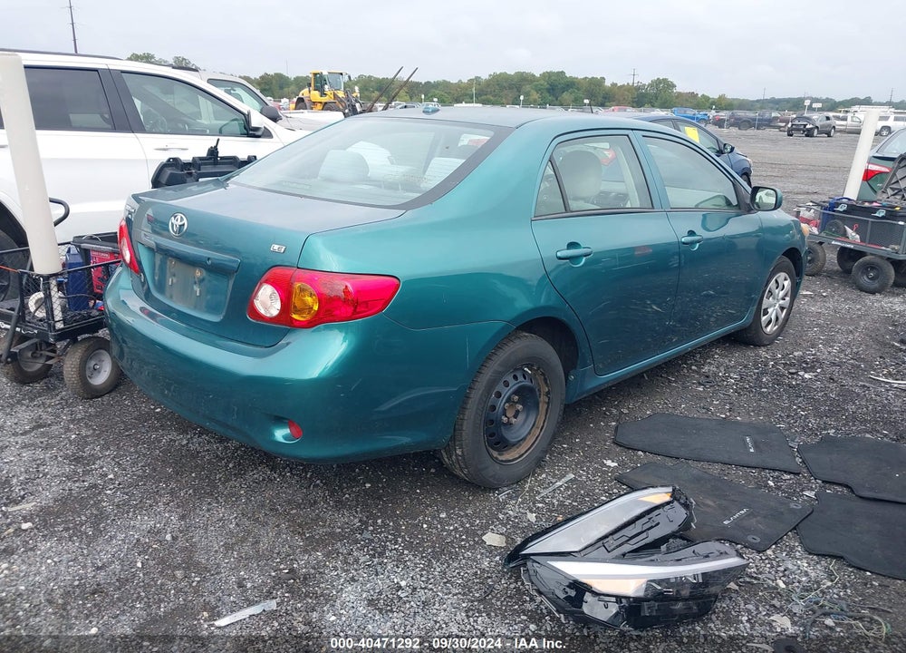 2010 TOYOTA COROLLA LE VIN: 1NXBU4EE7AZ284001