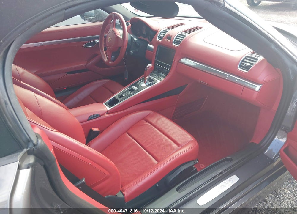 2013 PORSCHE BOXSTER S VIN: WP0CB2A85DS133838