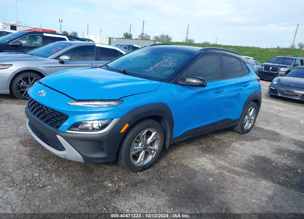 2022 HYUNDAI KONA SEL VIN: KM8K62AB9NU850160