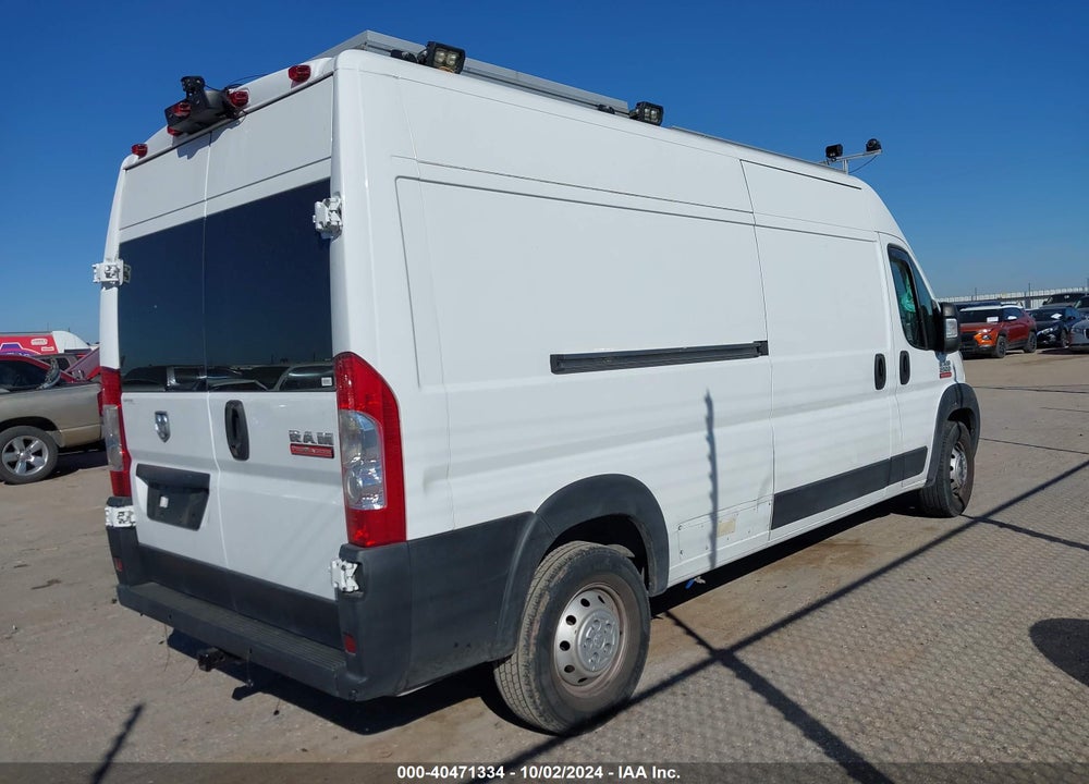 2019 RAM PROMASTER 2500 HIGH ROOF 159 WB VIN: 3C6TRVDG3KE535509