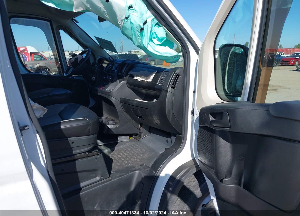 2019 RAM PROMASTER 2500 HIGH ROOF 159 WB VIN: 3C6TRVDG3KE535509