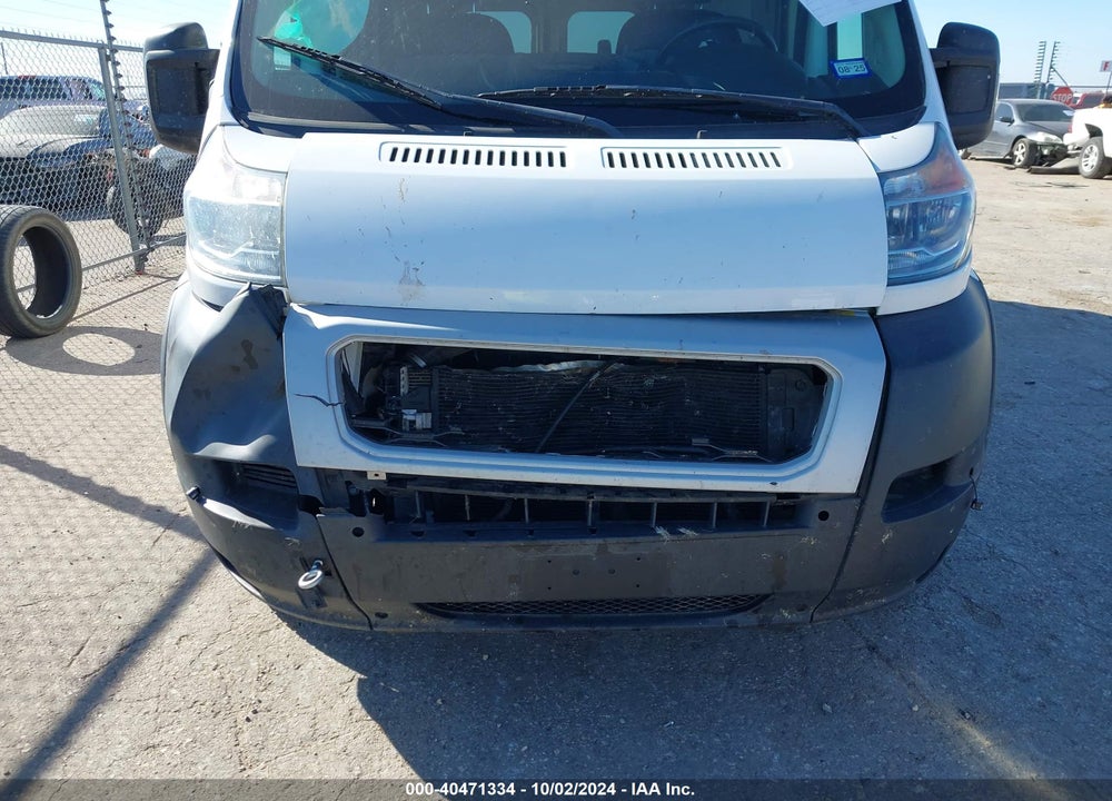 2019 RAM PROMASTER 2500 HIGH ROOF 159 WB VIN: 3C6TRVDG3KE535509