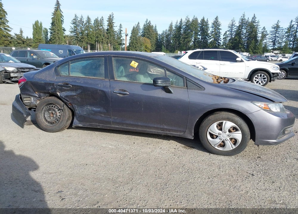 2015 HONDA CIVIC LX VIN: 19XFB2F55FE705427