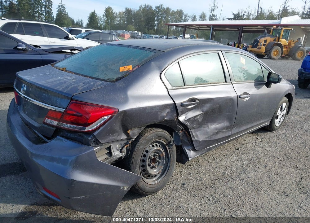 2015 HONDA CIVIC LX VIN: 19XFB2F55FE705427