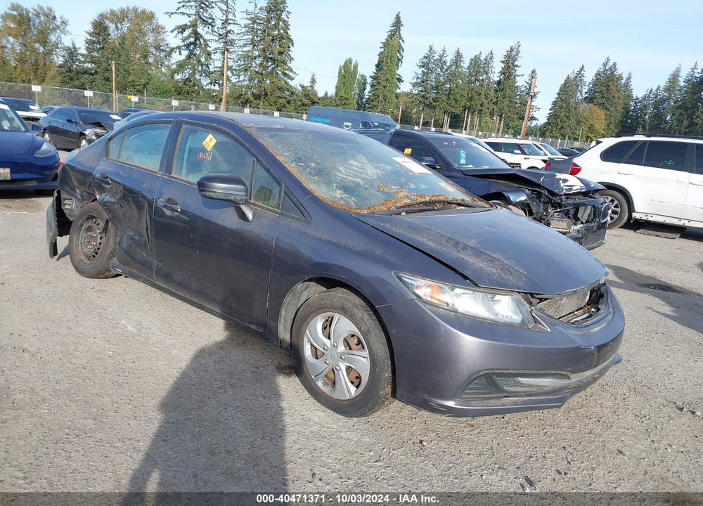 2015 HONDA CIVIC LX VIN: 19XFB2F55FE705427