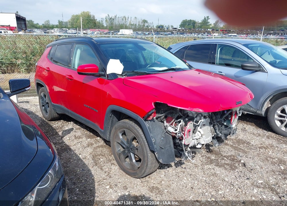 2018 JEEP COMPASS ALTITUDE FWD VIN: 3C4NJCBB8JT300358