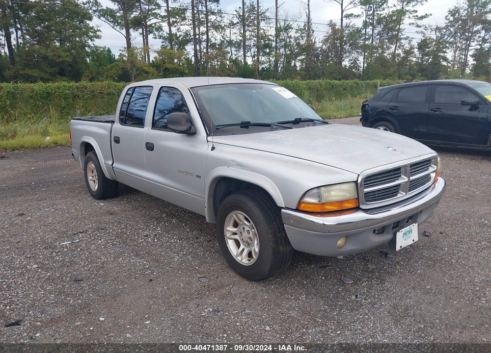 2002 DODGE DAKOTA SLT VIN: 1B7HL48X52S607893