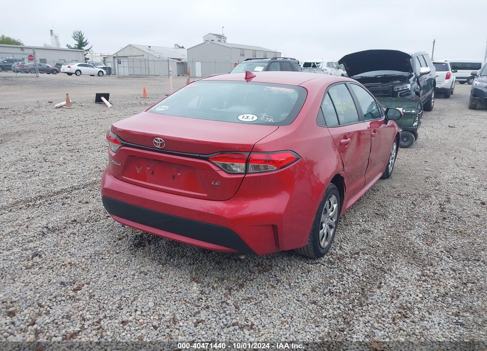 2020 TOYOTA COROLLA LE VIN: 5YFEPRAE6LP125269