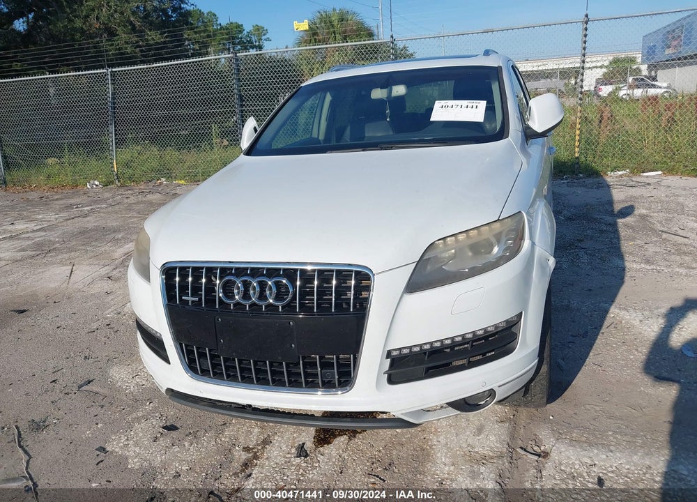 2013 AUDI Q7 3.0T PREMIUM VIN: WA1LGAFE1DD013009