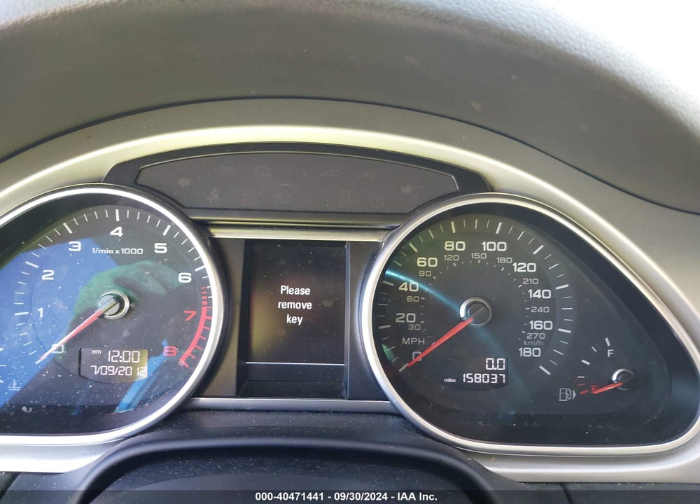 2013 AUDI Q7 3.0T PREMIUM VIN: WA1LGAFE1DD013009