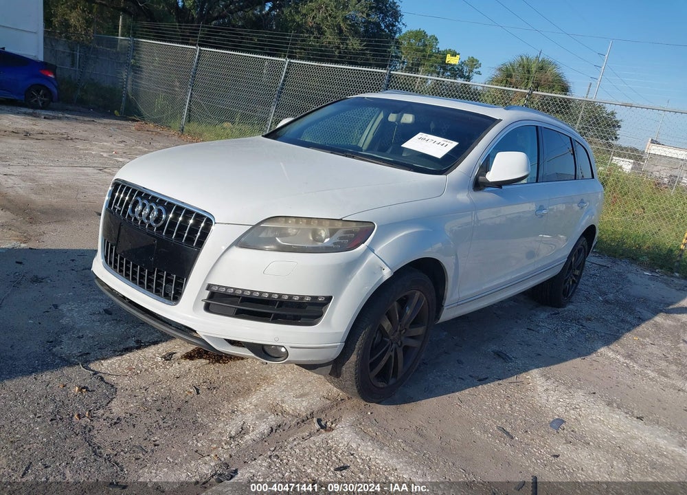 2013 AUDI Q7 3.0T PREMIUM VIN: WA1LGAFE1DD013009
