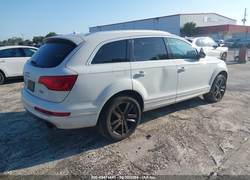 2013 AUDI Q7 3.0T PREMIUM VIN: WA1LGAFE1DD013009