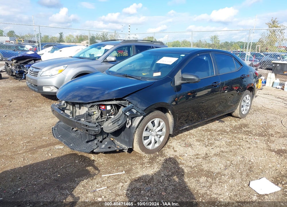 2015 TOYOTA COROLLA LE VIN: 2T1BURHE1FC475480