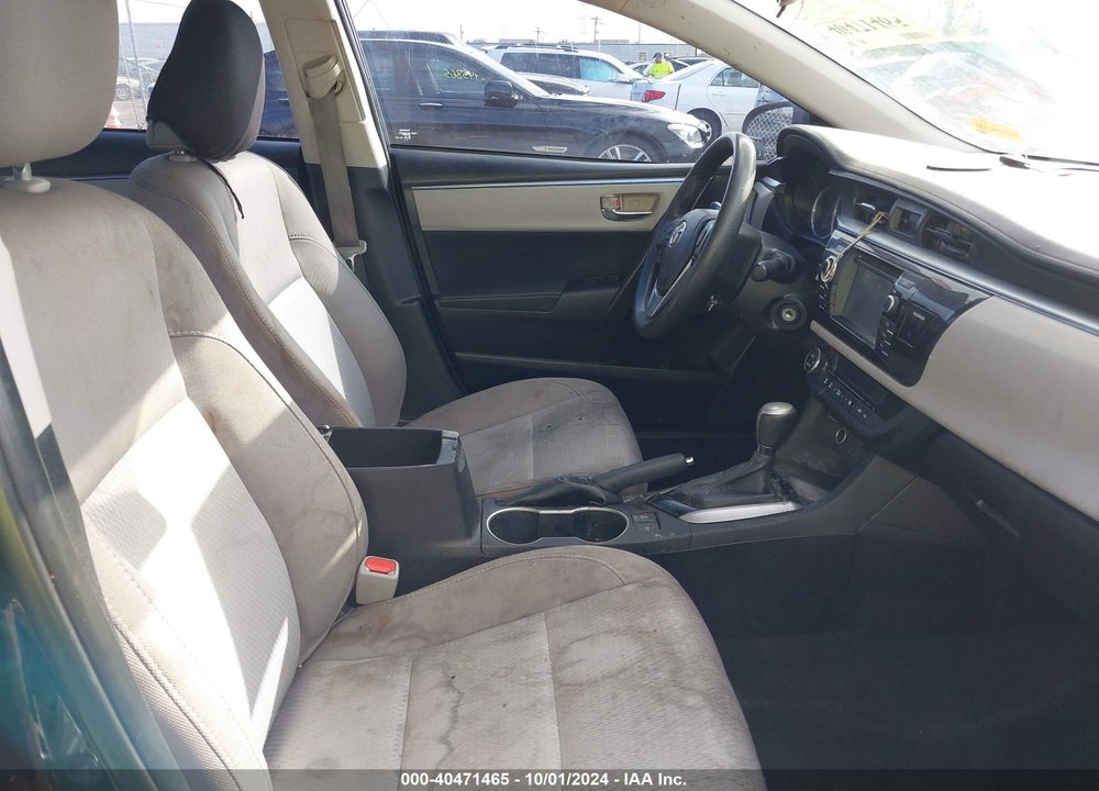 2015 TOYOTA COROLLA LE VIN: 2T1BURHE1FC475480