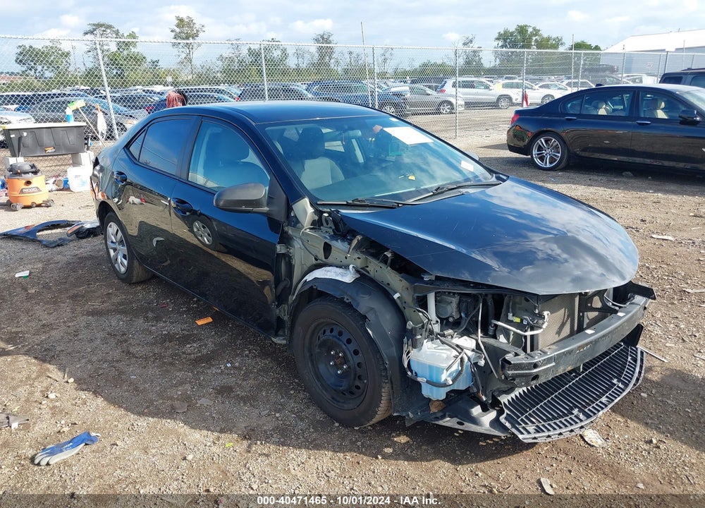2015 TOYOTA COROLLA LE VIN: 2T1BURHE1FC475480