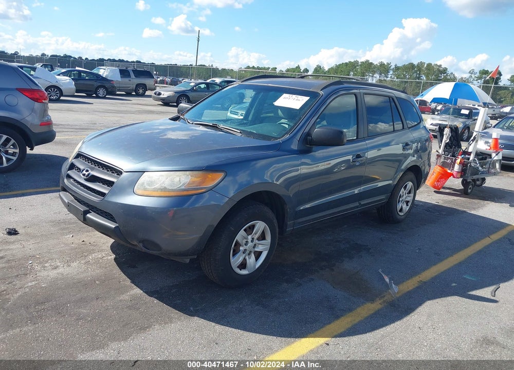 2009 HYUNDAI SANTA FE GLS VIN: 5NMSG73D49H318521