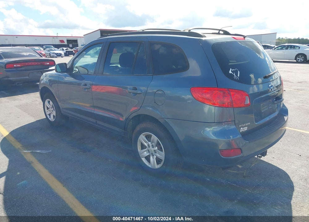2009 HYUNDAI SANTA FE GLS VIN: 5NMSG73D49H318521