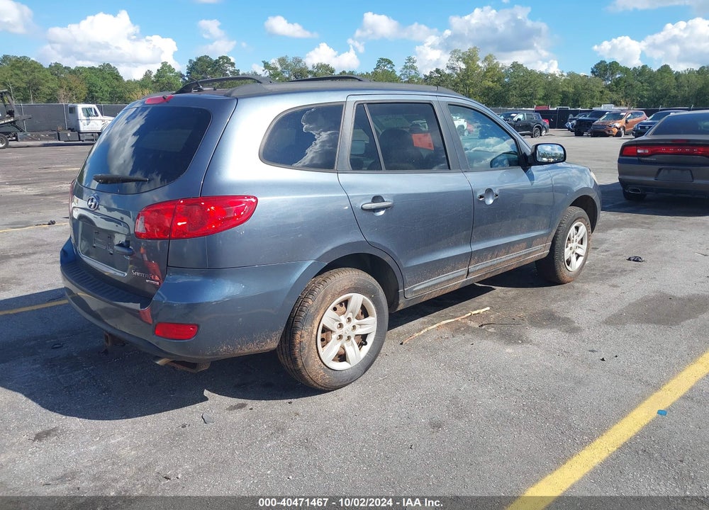 2009 HYUNDAI SANTA FE GLS VIN: 5NMSG73D49H318521