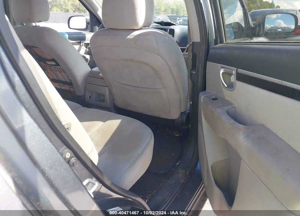 2009 HYUNDAI SANTA FE GLS VIN: 5NMSG73D49H318521