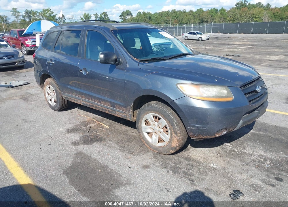 2009 HYUNDAI SANTA FE GLS VIN: 5NMSG73D49H318521