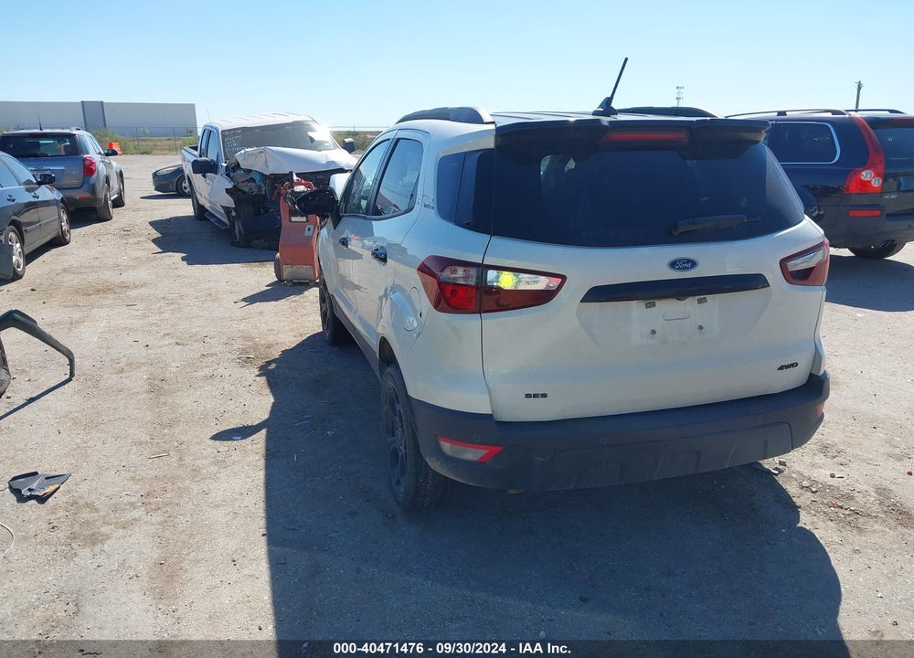 2021 FORD ECOSPORT SES VIN: MAJ6S3JL0MC405140