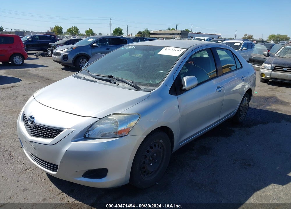 2012 TOYOTA YARIS VIN: JTDBT4K33C1421126