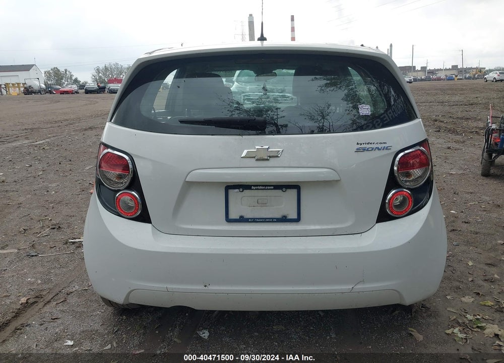 2012 CHEVROLET SONIC 2LS VIN: 1G1JA6SH8C4147065