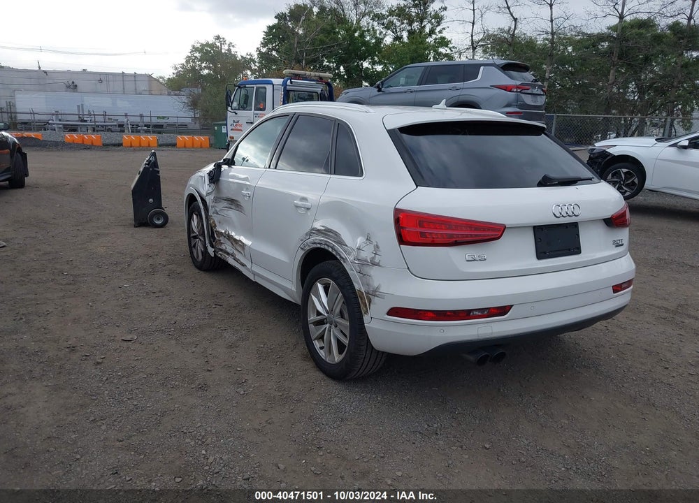 2017 AUDI Q3 2.0T PREMIUM VIN: WA1JCCFS1HR009507