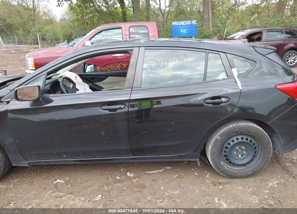 2019 SUBARU IMPREZA 2.0I VIN: 4S3GTAA62K3734039
