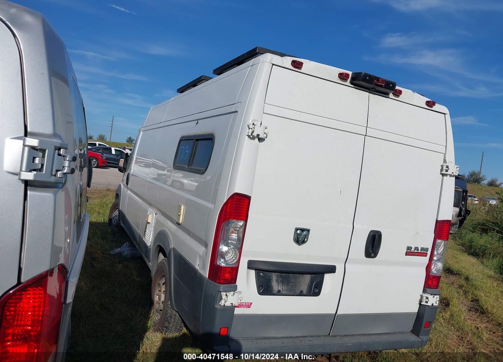 2016 RAM PROMASTER 3500 HIGH ROOF VIN: 3C6URVJG7GE110195