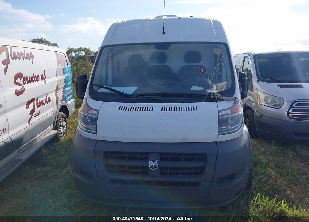 2016 RAM PROMASTER 3500 HIGH ROOF VIN: 3C6URVJG7GE110195