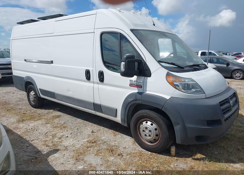 2016 RAM PROMASTER 3500 HIGH ROOF VIN: 3C6URVJG7GE110195